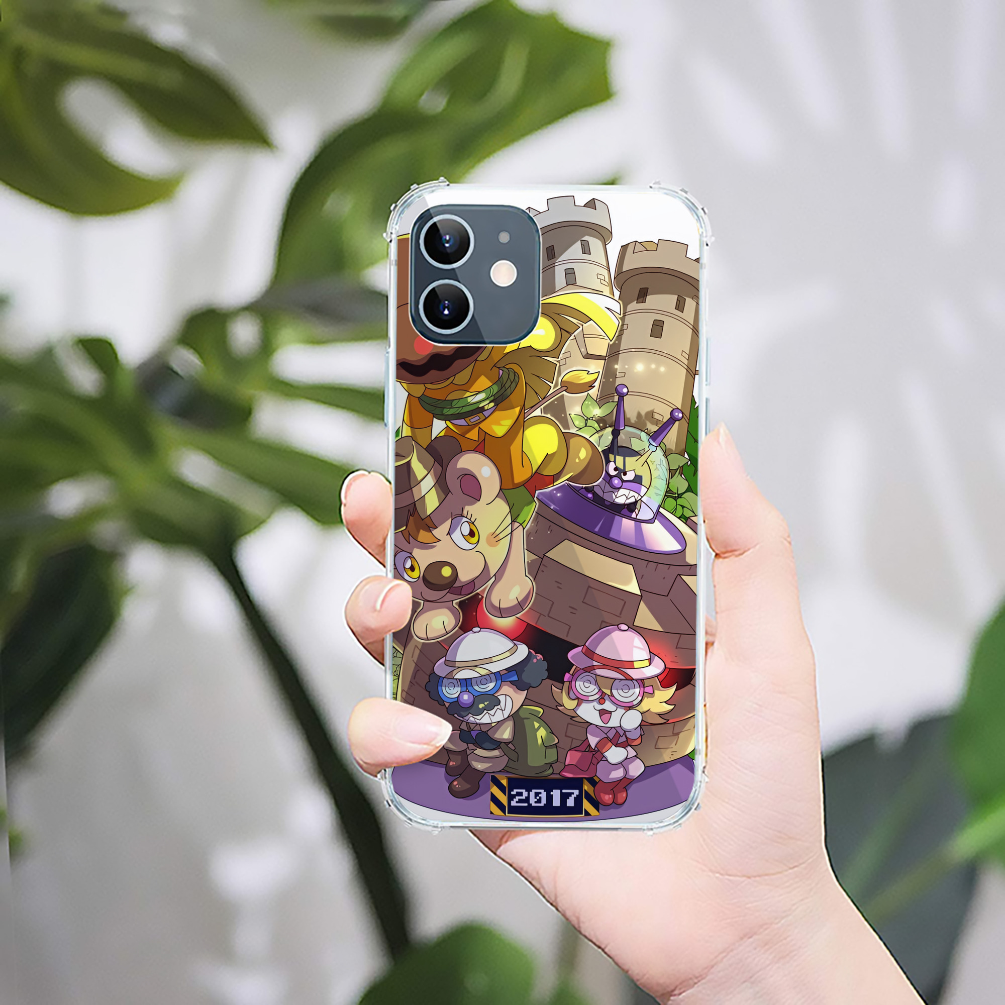 （画像用） アンパンマン Anpanman 【iPhone 12シリーズ対応】透明スマホケース（クリアソフトケース）